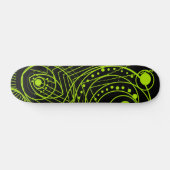Elektrisch groen skateboard (Horizontaal)