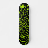 Elektrisch groen skateboard (Voorkant)