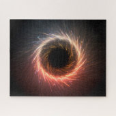 Elektrisch Heilig Onbekend Zwart Gat In Het Univer Legpuzzel (Horizontaal)