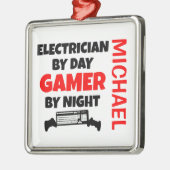 Elektrisch houdt van het spelen van VideoSpelen KL Metalen Ornament (Links)