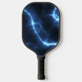 Elektrisch Huidig blauw patroon Pickleball Paddle (Voorkant)