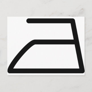 elektrisch ijzerpictogram briefkaart