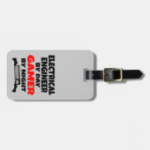 Elektrisch ingenieur door Day Gamer by Night Bagagelabel (Voorkant horizontaal)