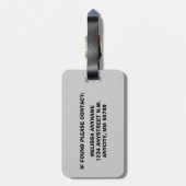 Elektrisch ingenieur door Day Gamer by Night Bagagelabel (Achterkant verticaal)