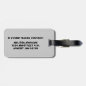 Elektrisch ingenieur door Day Gamer by Night Bagagelabel (Achterkant horizontaal)