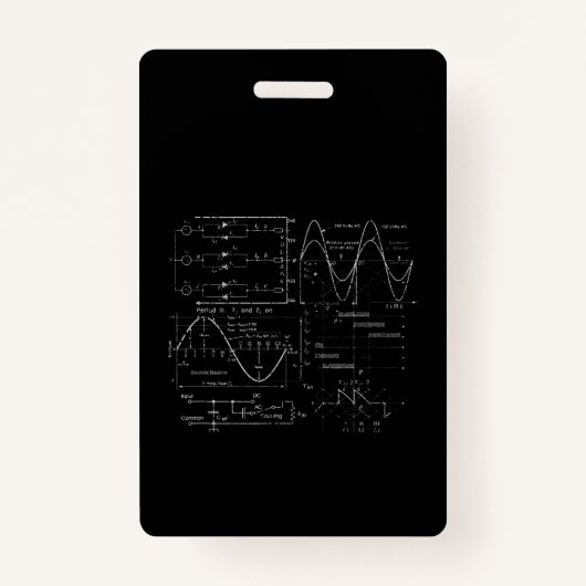 Elektrisch ingenieur Elektrisch Uniek Cadeau Badge (Voorkant)