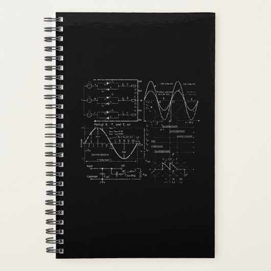 Elektrisch ingenieur Elektrisch Uniek Cadeau Planner (Voorkant)