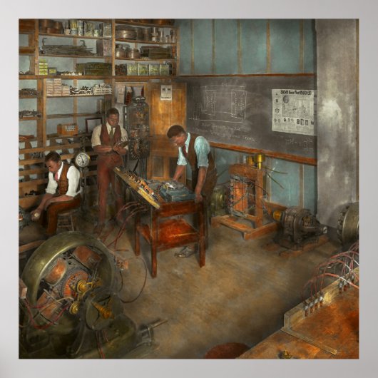 Elektrisch ingenieur — Elektrische ingenieurscursu Poster (Voorkant)