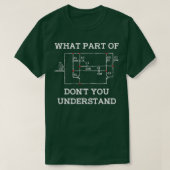 Elektrisch ingenieur Geschikt circuit raad Nerd - T-shirt (Design voorkant)