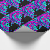 Elektrisch klimmer kunst cadeaupapier (Hoek)