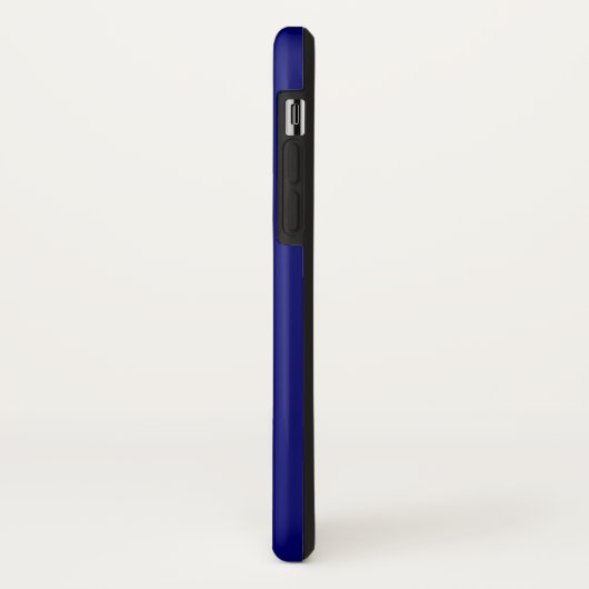 Elektrisch kobalt Blue iPhone Case (Achterkant/links)