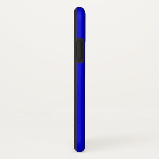 Elektrisch kobalt Blue iPhone Case (Achterkant / rechts)