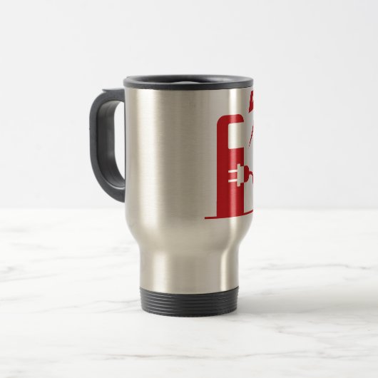 Elektrisch laadstation reisbeker (Voorkant links)