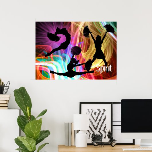 Elektrisch laserShow Poster (Thuiskantoor)