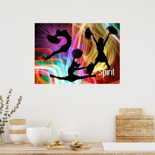 Elektrisch laserShow Poster (Keuken)