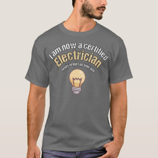 Elektrisch leerlingschap Afstuderen Cadeauidee T-shirt