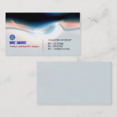 Elektrisch licht modern en krachtig visitekaartje (Voorkant / Achterkant)