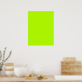 Elektrisch lichte groene kleurdecor voor accessoir poster (Keuken)