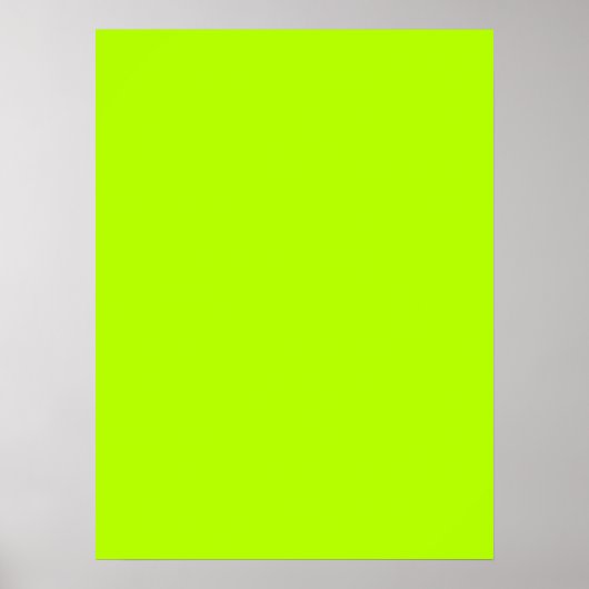 Elektrisch lichte groene kleurdecor voor accessoir poster (Voorkant)