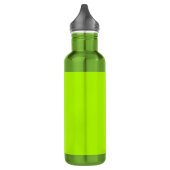 Elektrisch lichte groene kleurdecor voor accessoir waterfles  (Links)