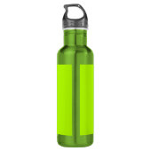 Elektrisch lichte groene kleurdecor voor accessoir waterfles  (Achterkant)