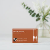 Elektrisch Lijst verbindingskabel Visitekaartje (Staand voorkant)