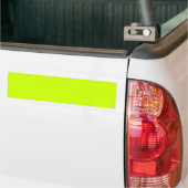 Elektrisch Lime Effen kleur Bumpersticker (Op Truck)
