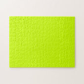 Elektrisch Lime Effen Kleur Legpuzzel (Horizontaal)