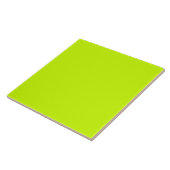 Elektrisch Lime Effen kleur Tegeltje (Zijkant)