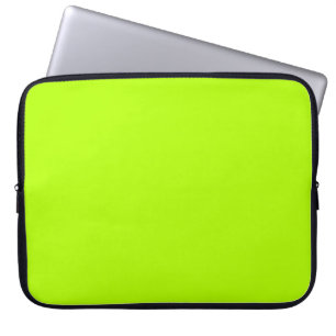 Elektrisch Limegroene Accent Klaar om te Aangepast Laptop Sleeve