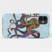 Elektrisch Octopus iPhone 5 Hoesje (Achterkant (horizontaal))