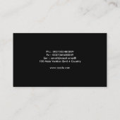 elektrisch ontwerp, modern visitekaartje (Achterkant)