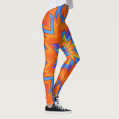 Elektrisch Oranje  Leggings (Rechts)