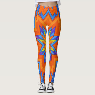 Elektrisch Oranje  Leggings
