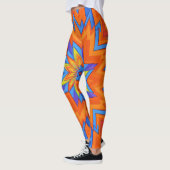 Elektrisch Oranje  Leggings (Links)