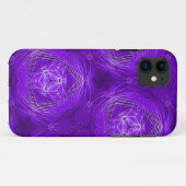 Elektrisch Paarse iPhone 5 Hoes (Achterkant (horizontaal))