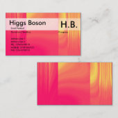 Elektrisch perzik visitekaartje (Voorkant / Achterkant)