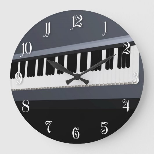 Elektrisch pianotoetsenbord grote klok (Voorkant)