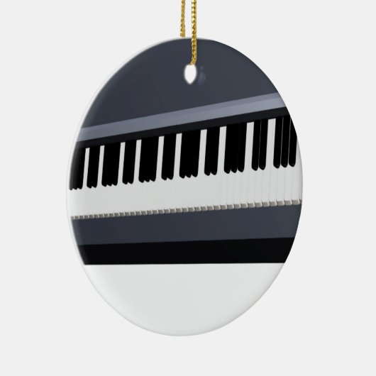 Elektrisch pianotoetsenbord keramisch ornament (Rechts)