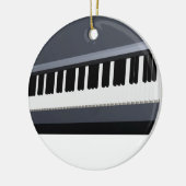 Elektrisch pianotoetsenbord keramisch ornament (Links)