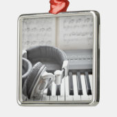 Elektrisch pianotoetsenbord metalen ornament (Links)