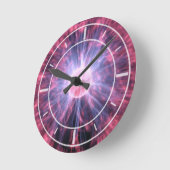 Elektrisch plasma ronde klok (Hoek)