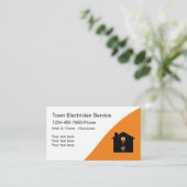 Elektrisch professioneel ontworpen Visitekaartjes (Staand voorkant)