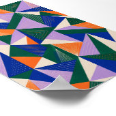 Elektrisch Quilt-kunstprint Poster (Hoek)