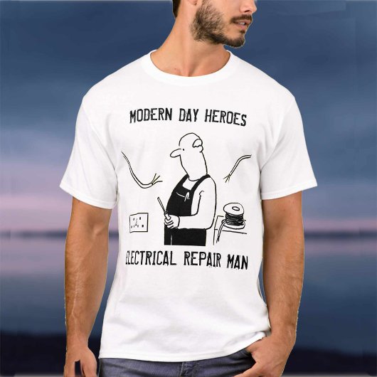 Elektrisch reparatie Man T-shirt