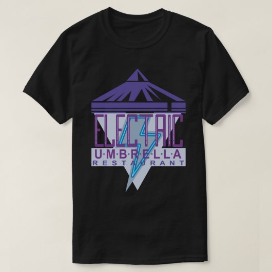 Elektrisch restaurant met meerdere stallen t-shirt (Design voorkant)