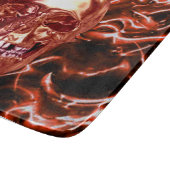 Elektrisch roodroodborstsnijvlak snijplank (Hoek)