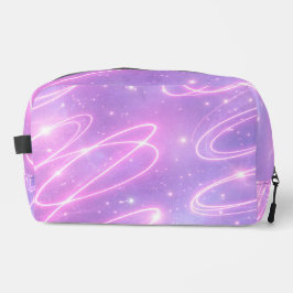 Elektrisch roze neon krabbels AI-kunst  Toilettasje