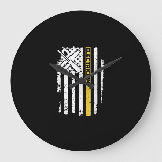 Elektrisch specialist VS vlag Amerikaanse elektron Grote Klok (Voorkant)