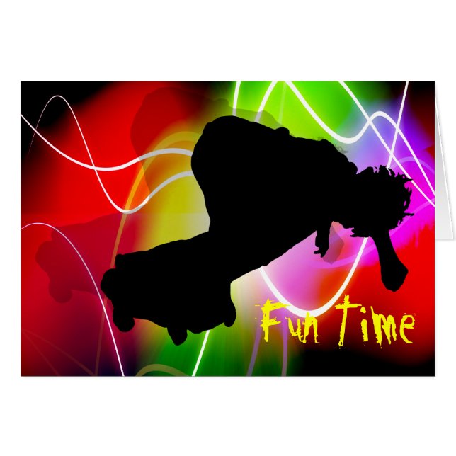 Elektrisch spectrum Skateboarder (Voorkant Horizontaal)